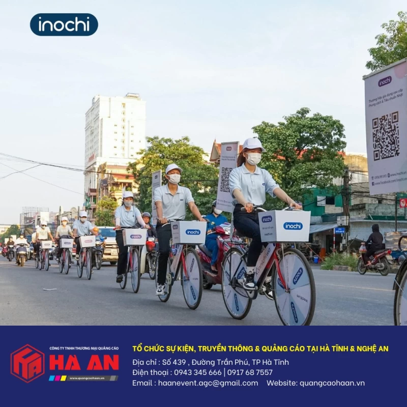 Tổ chức roadshow xe đạp tại thành phố vinh, Nghệ An, Hà Tĩnh