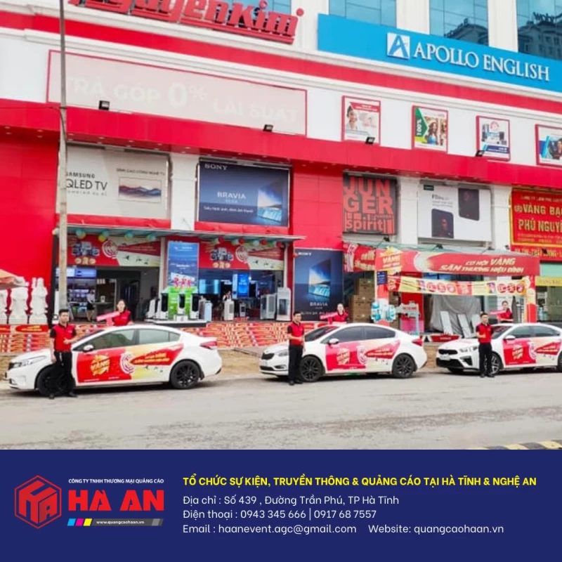 Tổ chức Roadshow ô tô tại Thành Phố Vinh, Nghệ An, Hà Tĩnh 