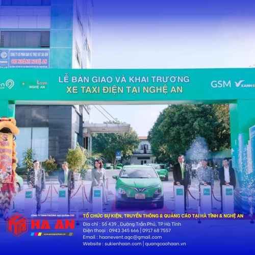 Sự kiện Lễ bàn giao và Khai trương xe taxi điện đầu tiên tại Nghệ An
